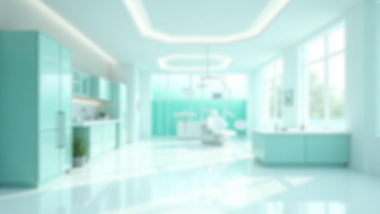 Consultorio médico moderno perfectamente desinfectado y brillante